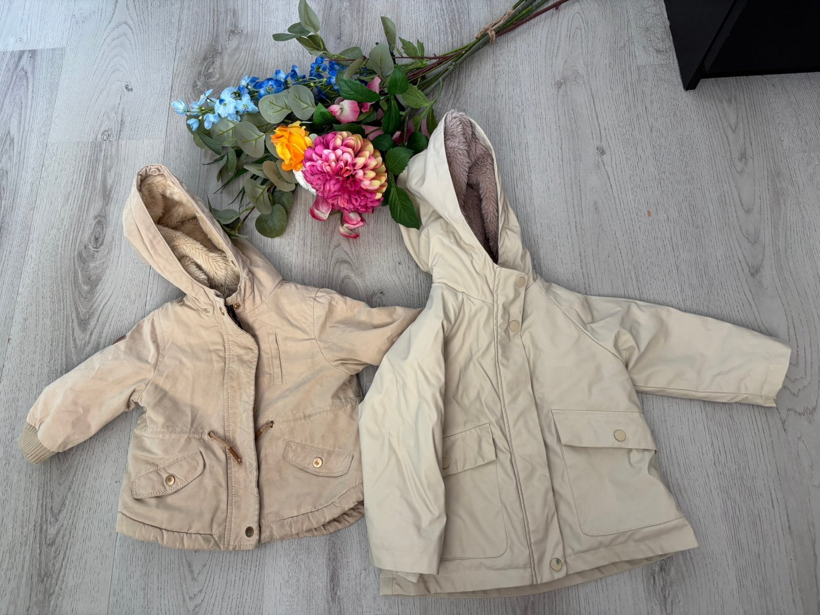 2 Zara winter (regen) jassen maat 80 en 86, Ophalen of Verzenden, Gebruikt