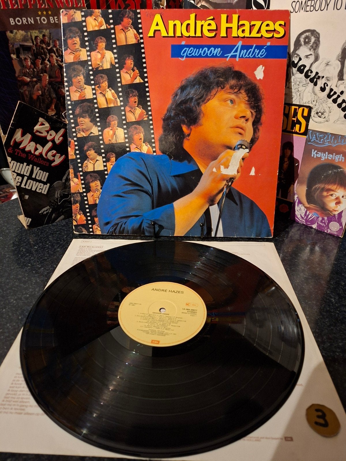 André Hazes - Gewoon André LP (1980) - 3, LP, Gebruikt, Overige formaten, Ophalen of Verzenden