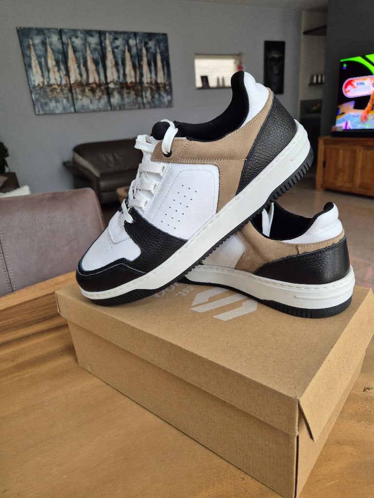 Leren sneakers, Wit, Nieuw, Ophalen of Verzenden, Sneakers of Gympen