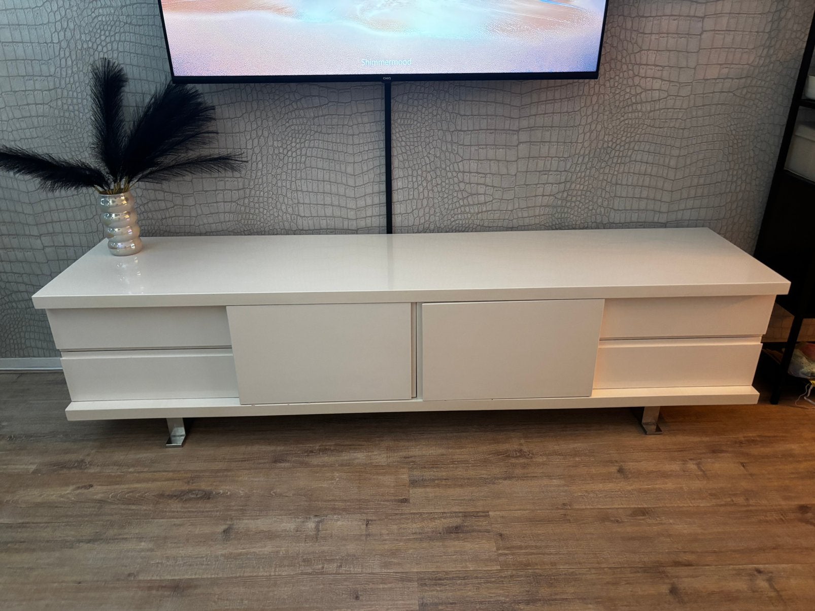 Dressoir kast, Ophalen, Minder dan 100 cm, 25 tot 50 cm, Glas