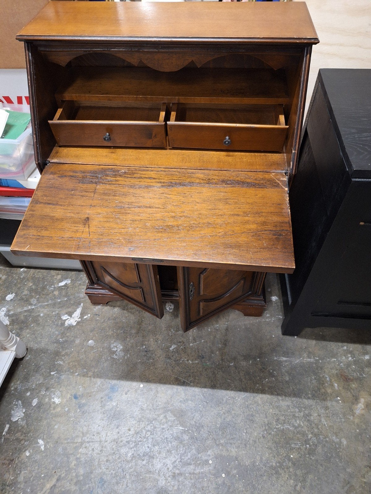 oude secretaire, Huis en Inrichting, Ophalen, Gebruikt, ?, ?