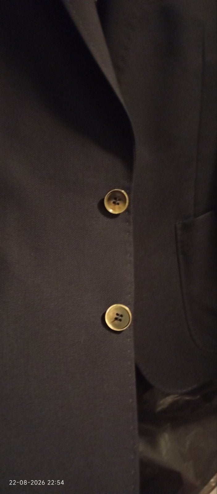 Stijlvol heren colbert - Maat L - Zo goed als nieuw, Kleding | Heren, Maat 52/54 (L), Onbekend, Blauw, Ophalen of Verzenden