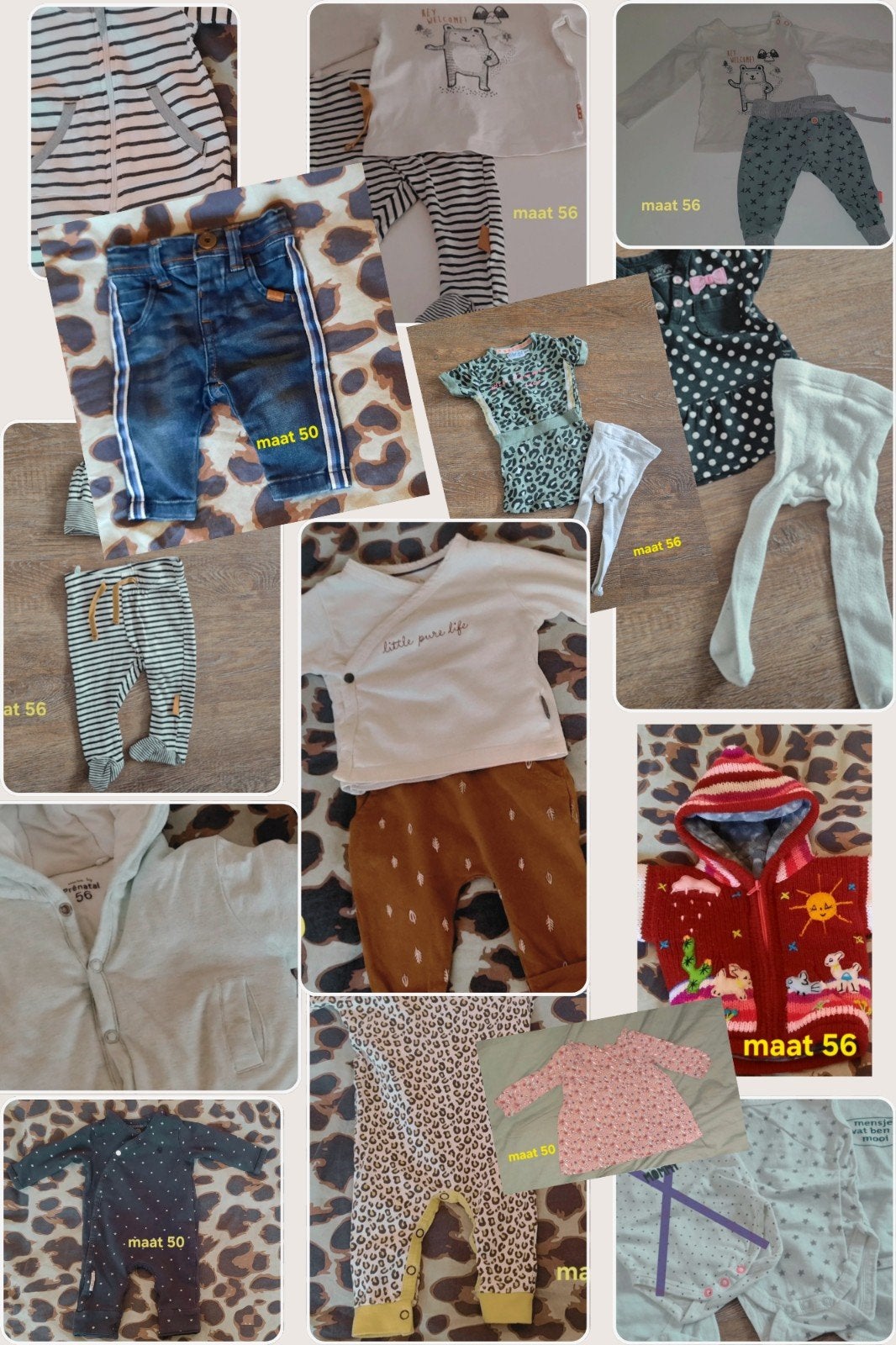 Babykleding pakket maat 50-56: divers, Gebruikt, Meisje, Setje, Diverse merken