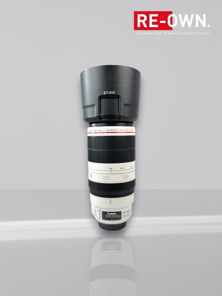 Canon EF 100-400mm f/4.5-5.6L IS II USM + Extender 1.4 II, Audio, Tv en Foto, Fotografie | Lenzen en Objectieven, Canon, ., Zo goed als nieuw