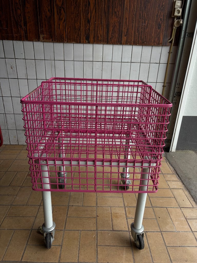 Roze verkoopbak, Huis en Inrichting, Woonaccessoires | Krantenbakken en Lectuurbakken, Ophalen, Zo goed als nieuw