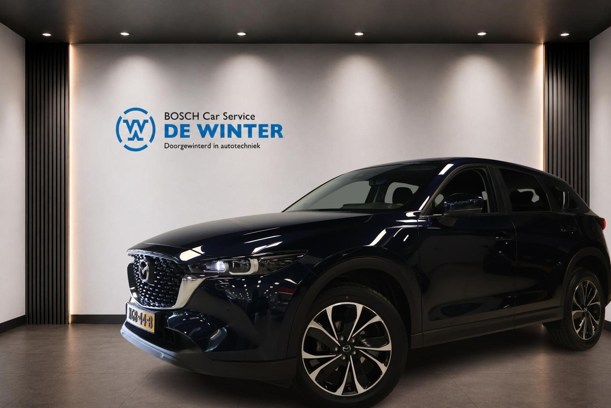 Mazda CX-5 2.5 e-SkyActiv-G M Hybrid 194 Advantage, Auto's, Stof, Gebruikt, 4 cilinders, Blauw