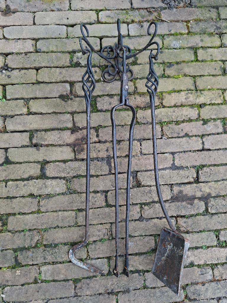 Haardstel smeedijzer, Ophalen