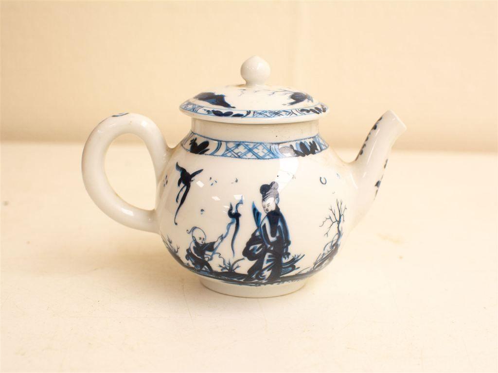vintage porseleinen miniature thee/koffie potje 29213