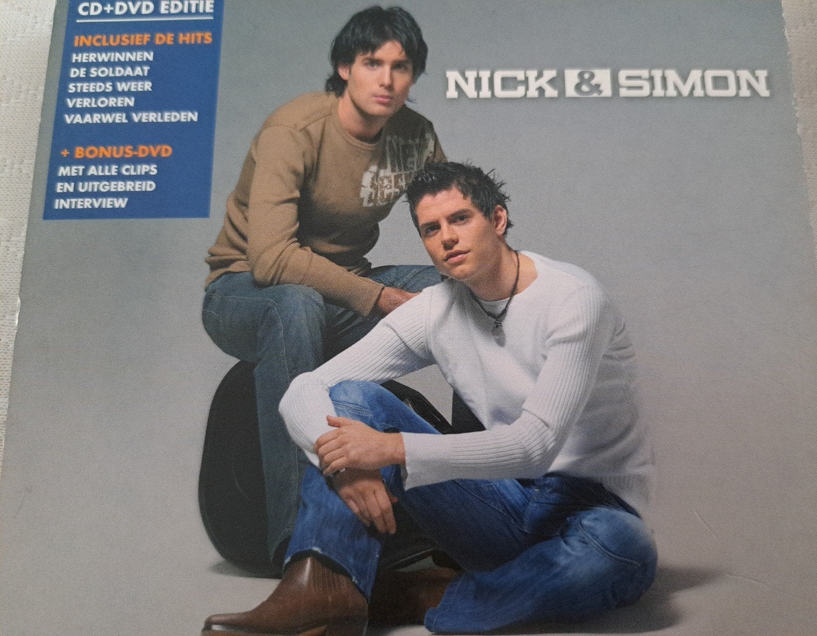 CD Nick & Simon,de CD is 1x afgespeeld,de DVD nooit afgespee, Ophalen of Verzenden, Zo goed als nieuw