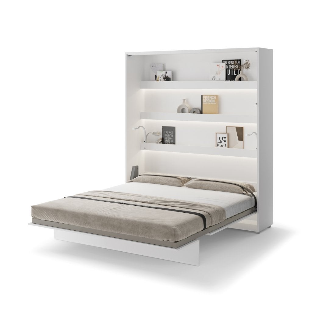 Concept opklapbed verticaal - 180x200 - Wit hoogglans, Huis en Inrichting, Slaapkamer | Bedden, Niet ingevuld, Niet ingevuld, Niet ingevuld