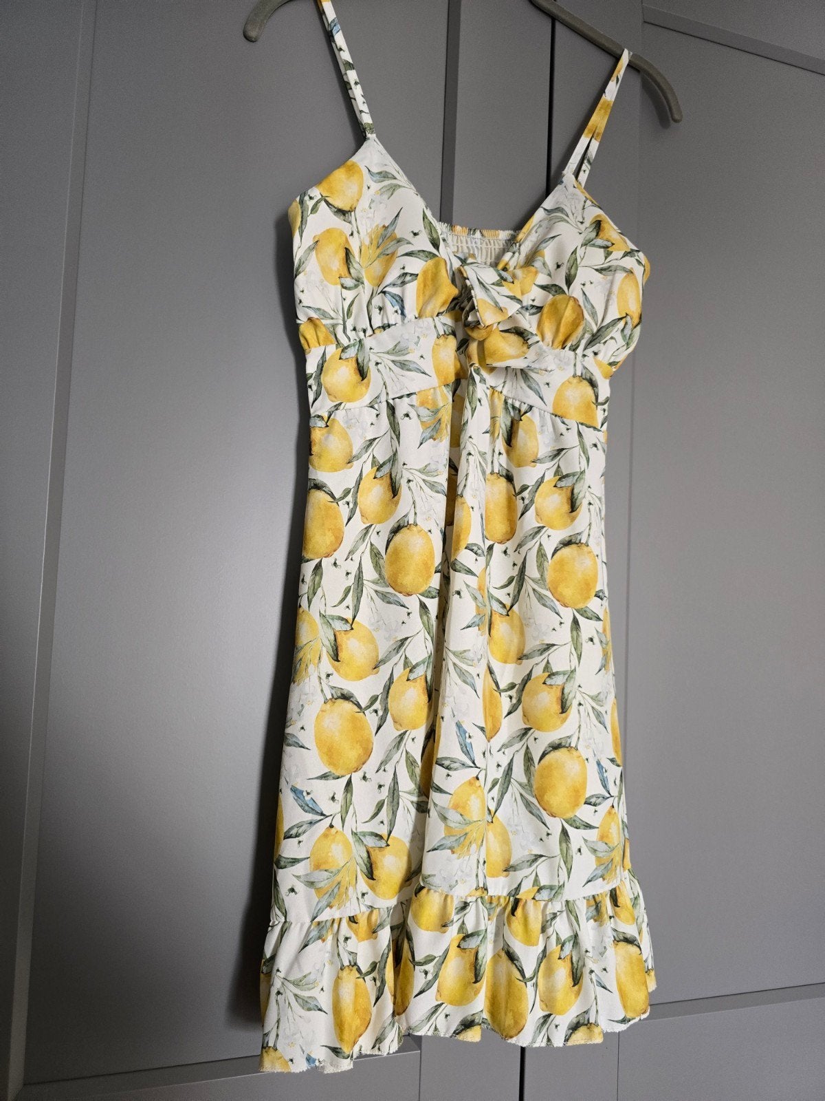 Boohoo Italia Citroen Jurk - Nieuw, Maat 38/40 (M), Verzenden, Boohoo, Geel
