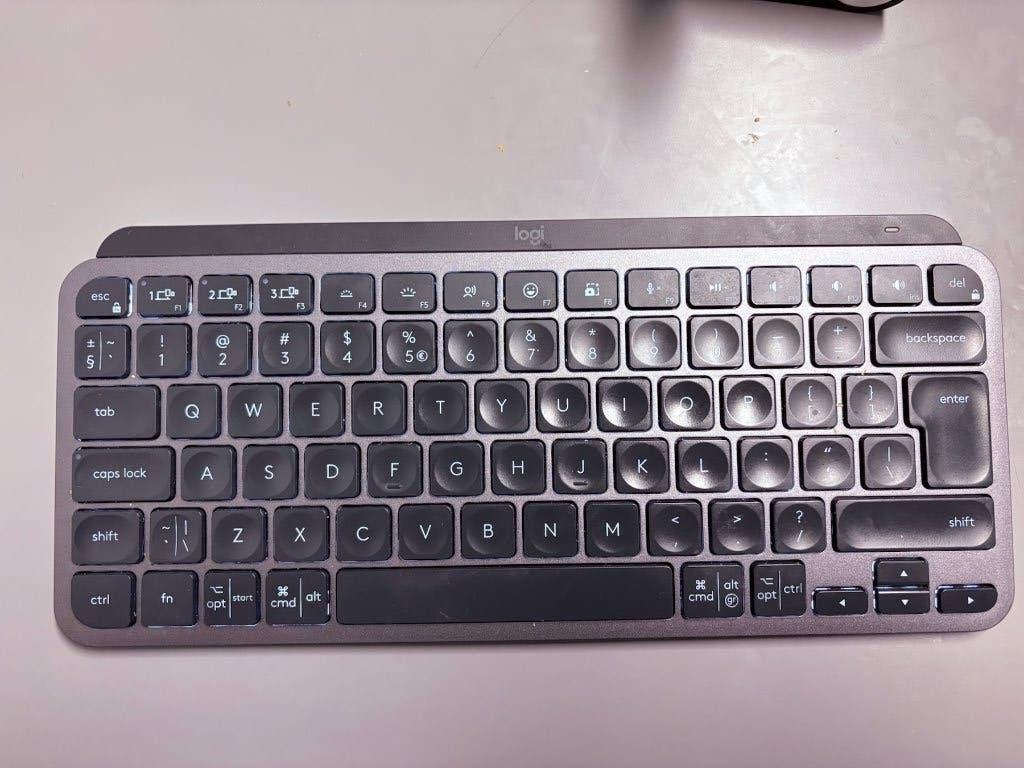 Logitech MX Keys Mini draadloos toetsenbord - zwart, Computers en Software, Toetsenborden, Ophalen of Verzenden, Zo goed als nieuw