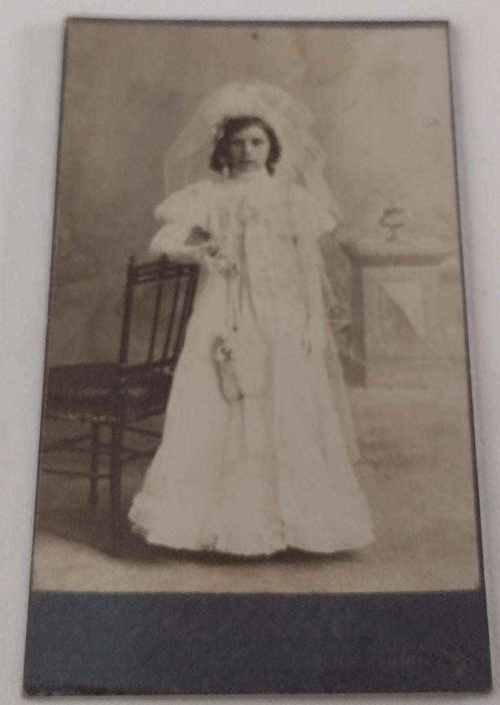 communie foto oud, Ophalen of Verzenden, Voor 1940