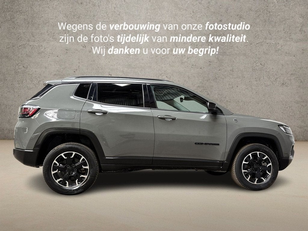 Jeep Compass 4xe 240 Plug-in Hybrid Electric Trailhawk 240Pk, Automaat, 12 maanden, 4 cilinders, Leder en Stof