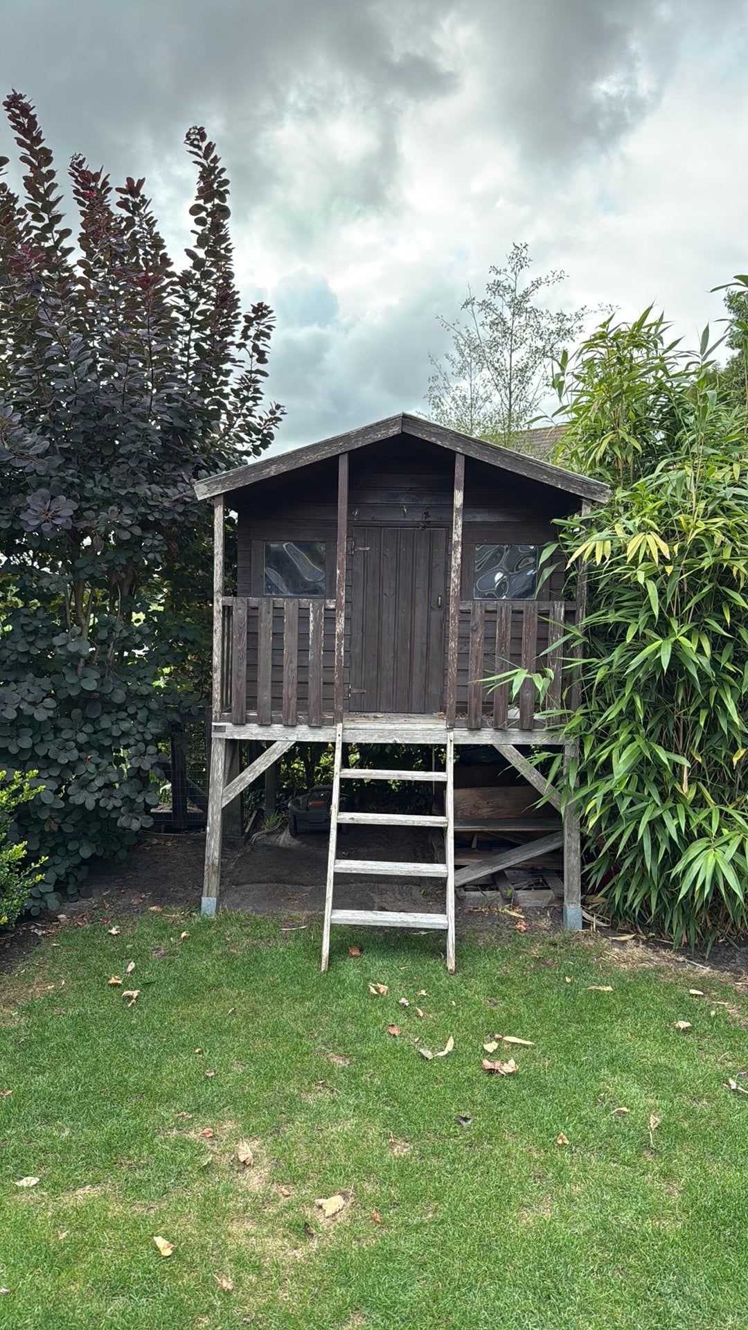 Speelhuisje, Gebruikt, Minder dan 200 cm, 2 ramen, Hout