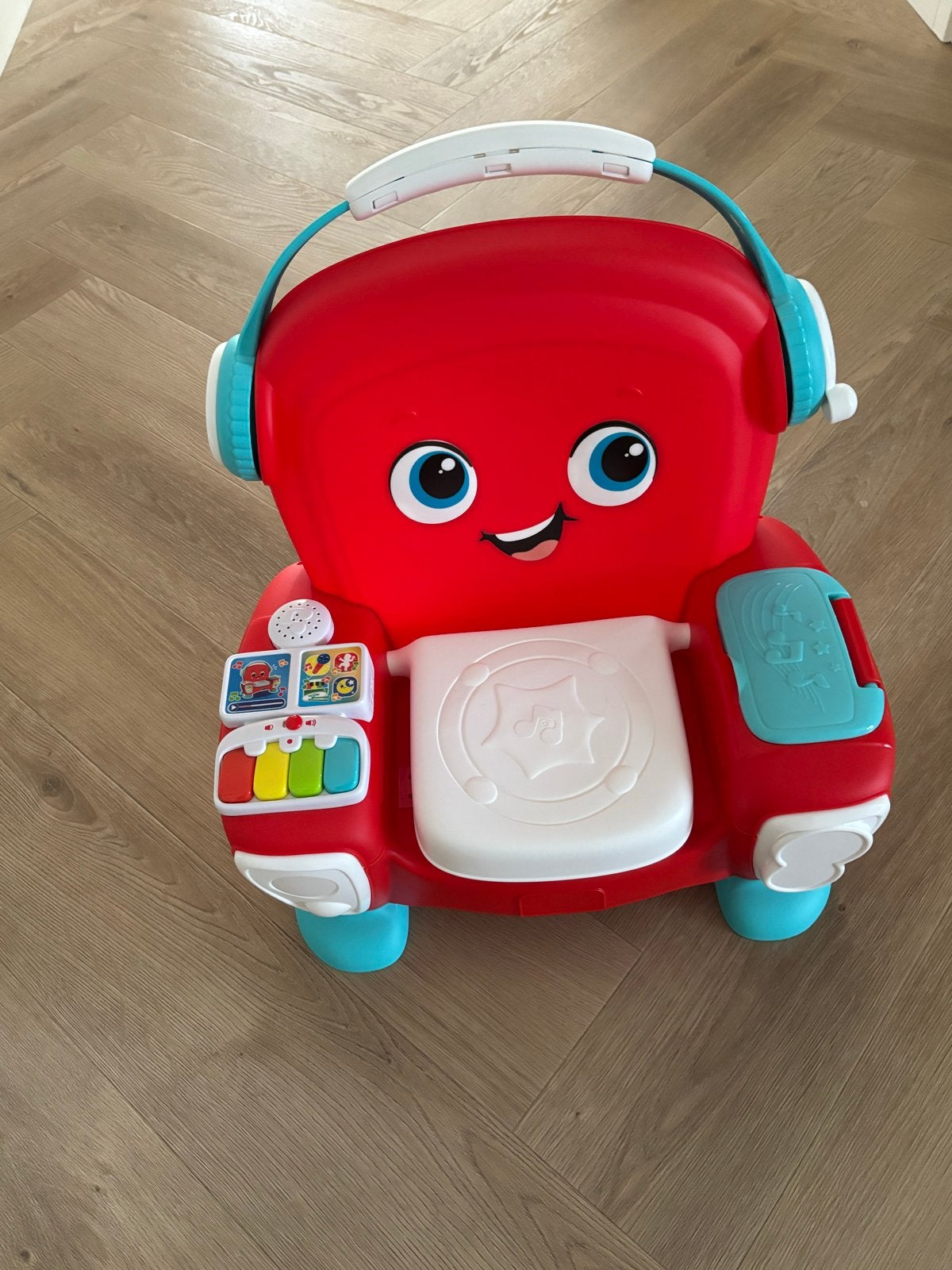 Clementoni muziekstoel, Ophalen, Zo goed als nieuw, Auto, Met geluid