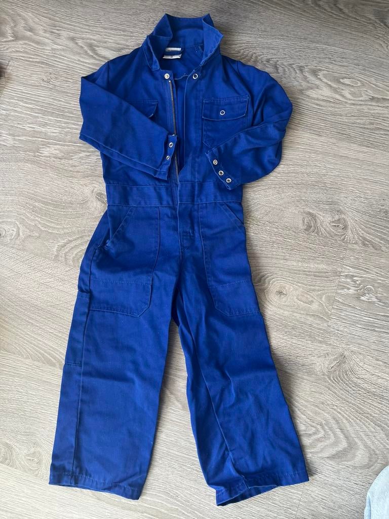 Overall mt 98 blauw, Kinderen en Baby's, Kinderkleding | Maat 98, Ophalen of Verzenden, Zo goed als nieuw, Jongen of Meisje, Jas