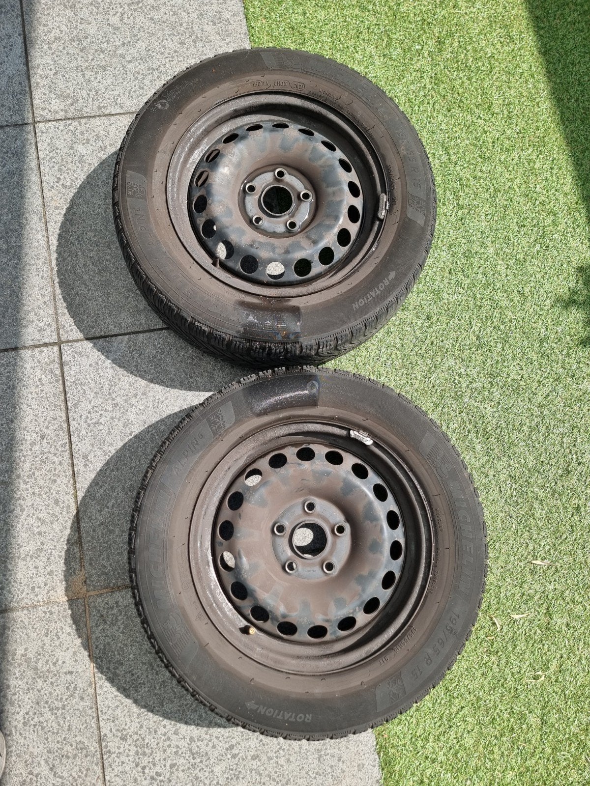 2 stalen velgen Volkswagen Golf, Ophalen, Gebruikt