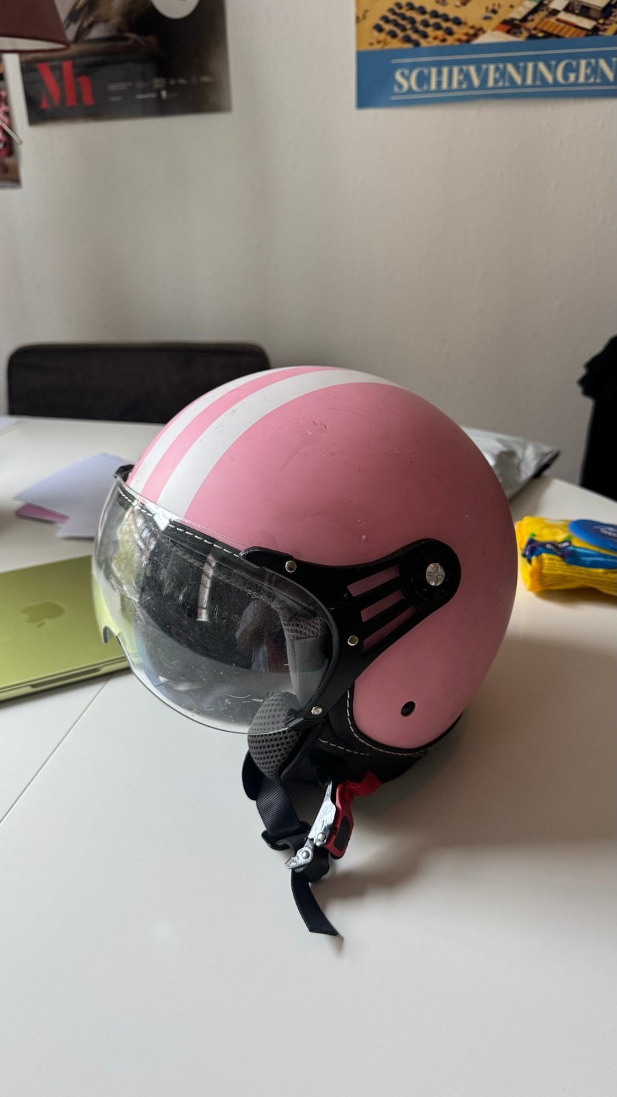 Vinz helm roze maat S - Weinig gedragen, Ophalen of Verzenden, Gebruikt, Small