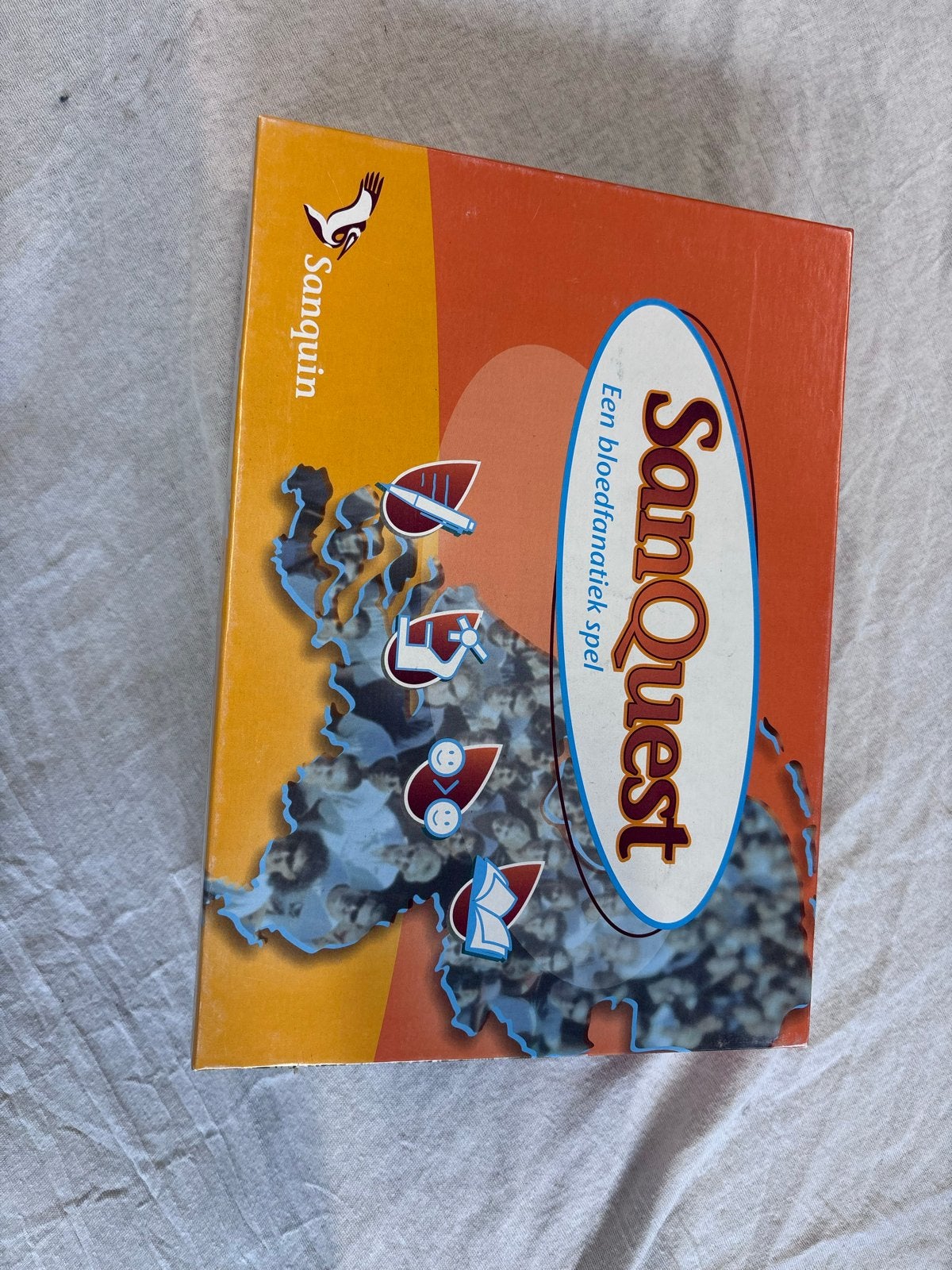 SanQuest: Een bloedfanatiek spel van Sanquin, Drie of vier spelers, Ophalen, Nieuw