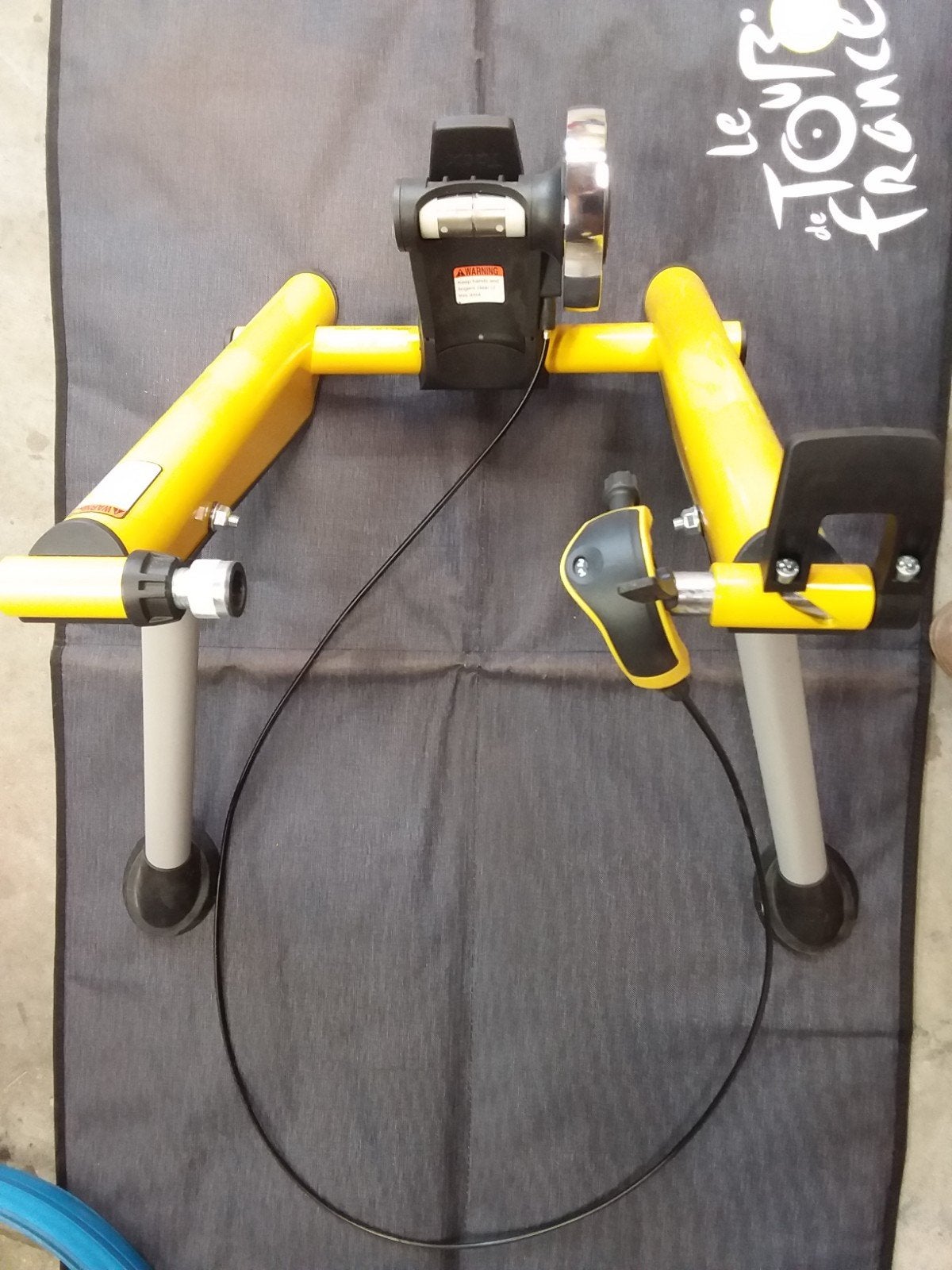 tacx fietstrainer / hometrainer met fietsmat, Fietsen en Brommers, Ophalen, Gebruikt, Tacx