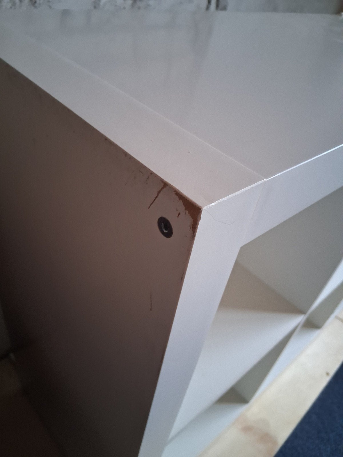 IKEA Kallax Kast met 8 vakken - Wit, Ophalen, Gebruikt