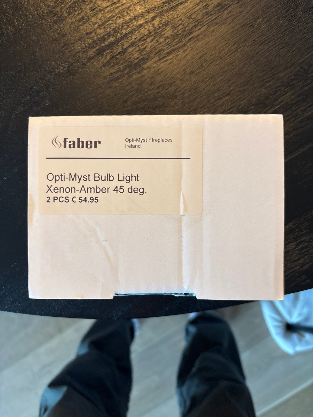 Faber Opti-Myst Xenon-Amber Lampen (2 stuks), Nieuw, Overige fittingen, Ophalen of Verzenden, Glas