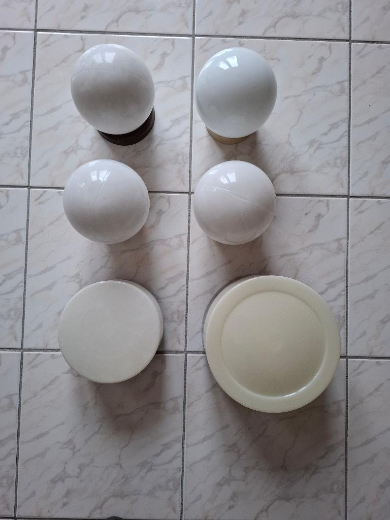 Plafondlamp, Ophalen, Gebruikt, Glas, Modern