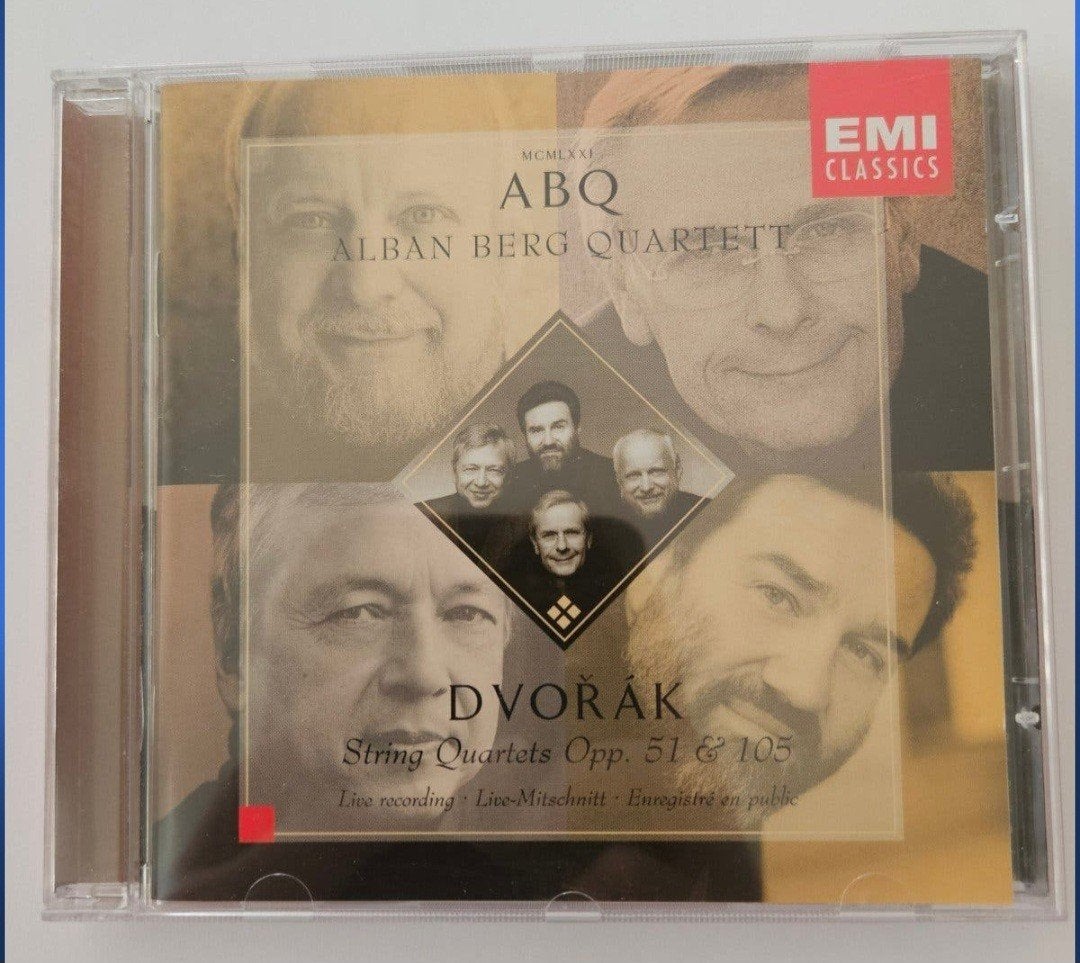 Alban Berg Quartett – Dvořák String Quartets Opp. 51 & 105, Ophalen of Verzenden, Classicisme, Zo goed als nieuw, Kamermuziek
