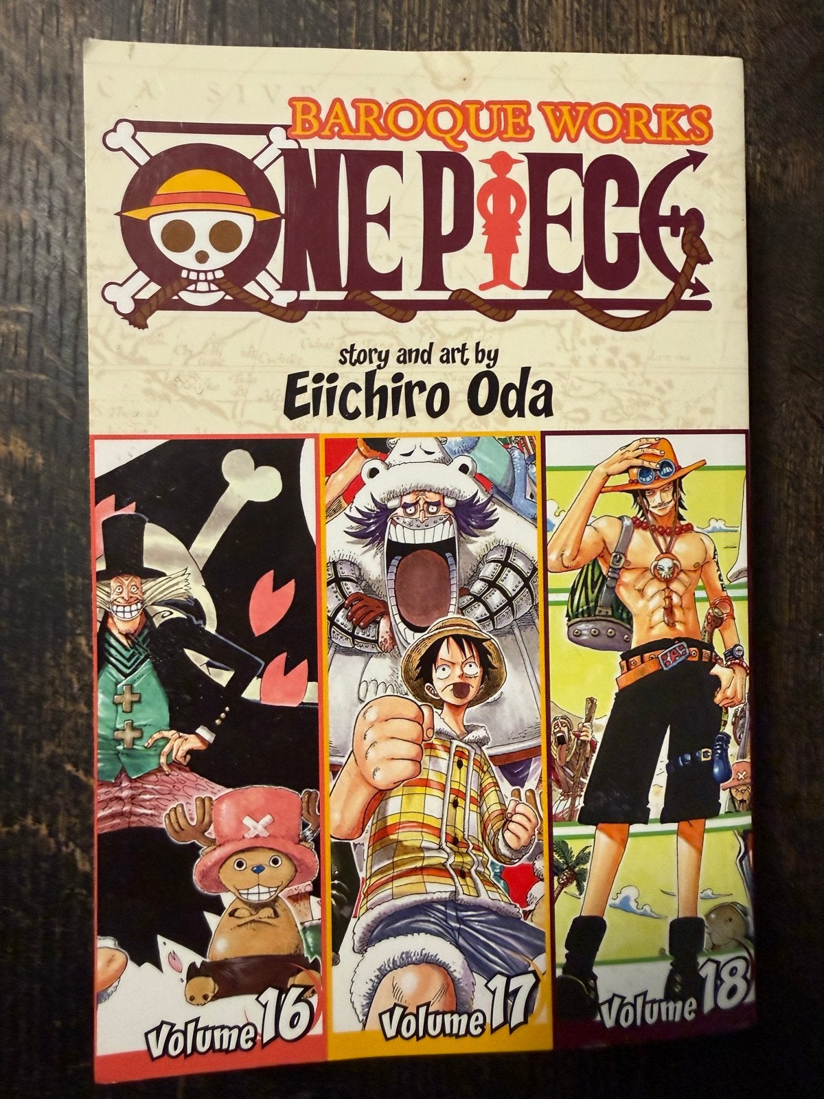 One Piece Baroque Works Volumes 16-18 Manga, Meerdere comics, Ophalen of Verzenden, Zo goed als nieuw, Japan (Manga)