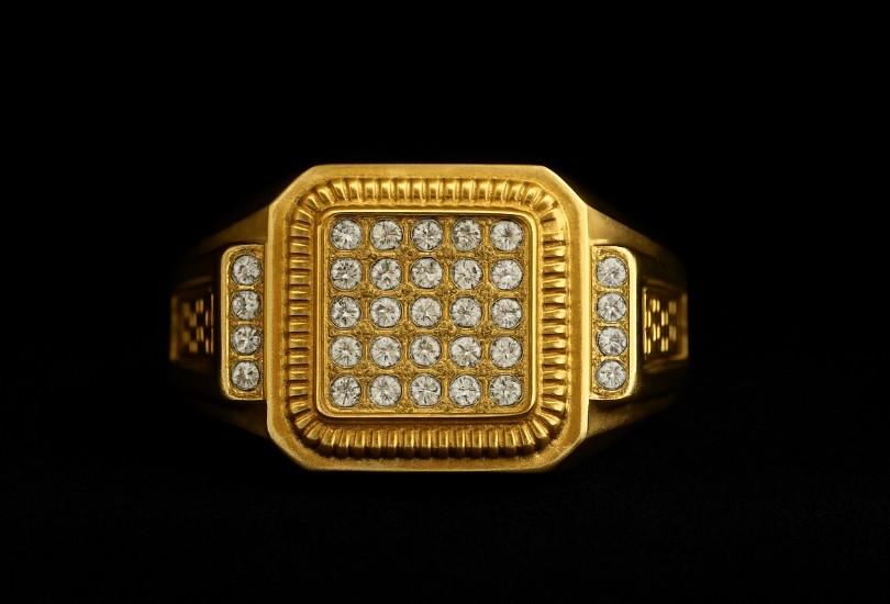 Prachtige zegelring maat 23, Sieraden, Tassen en Uiterlijk, Ringen, Overige materialen, 20 of groter, Heer, Ophalen of Verzenden