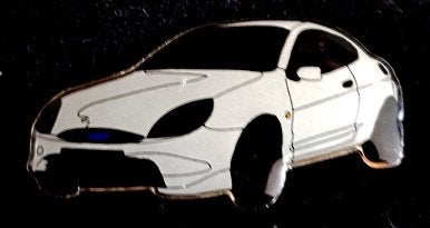 Ford Puma afbeelding pin- grijs, Verzenden, Nieuw, Transport, Speldje of Pin