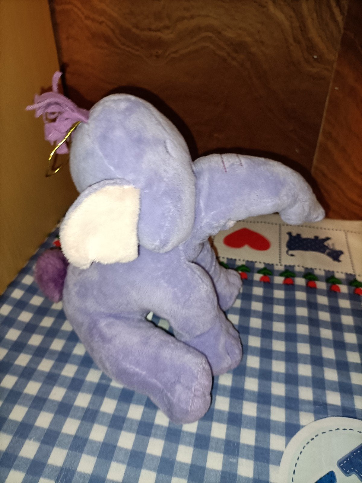 Lollifant knuffel paarse olifant van Winnie de Pooh, Kinderen en Baby's, Speelgoed | Knuffels en Pluche, Ophalen of Verzenden
