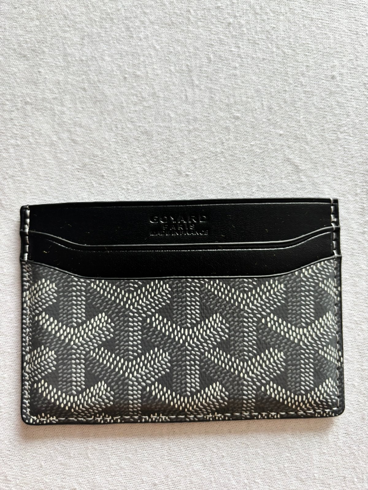 Goyard card holder - grey black, Overige merken, Verzenden, Nieuw, Grijs