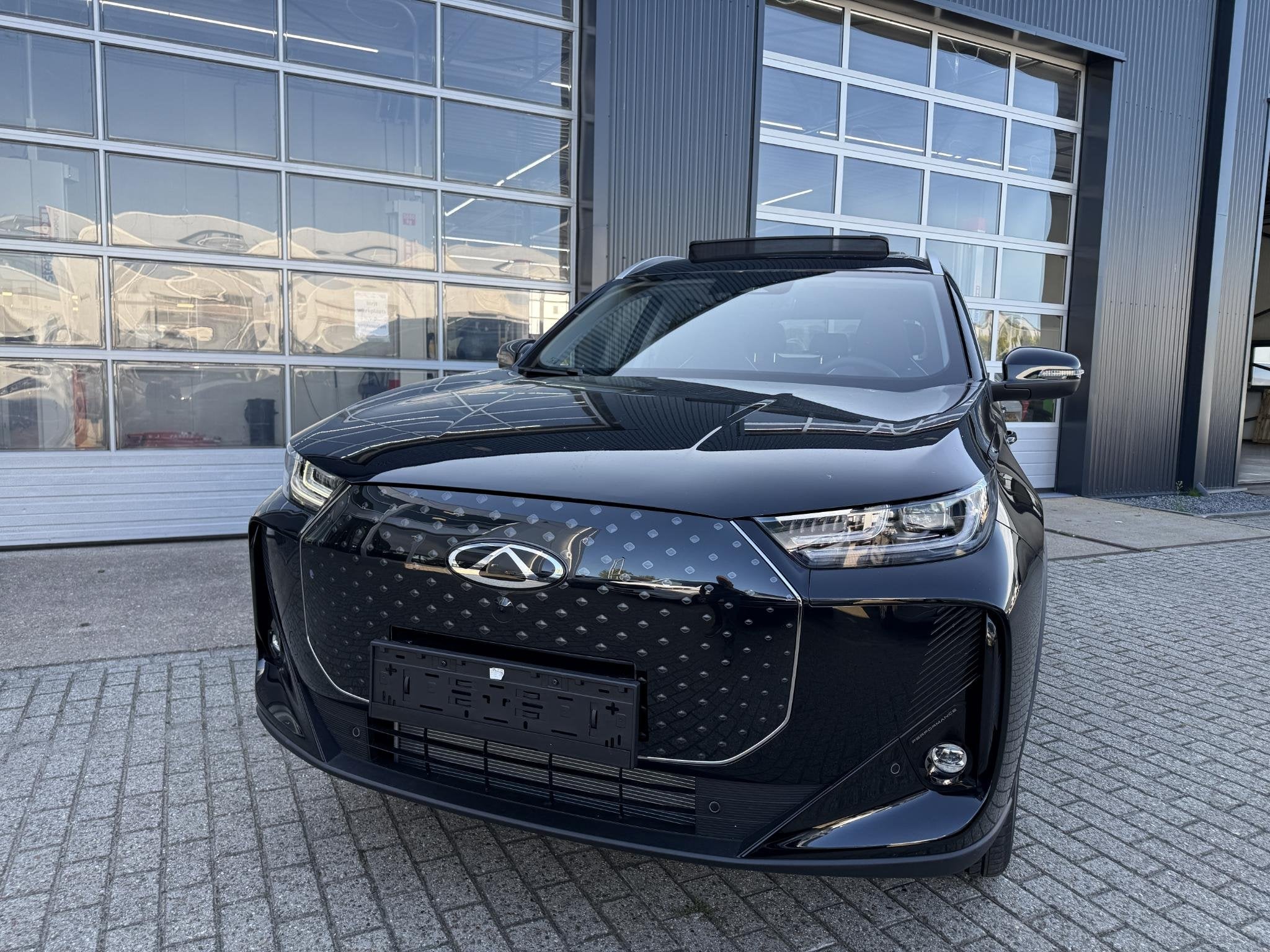 Chery Tiggo 7 Unique PHEV Panoramadak | Stoelverwarming en k, Auto's, Automaat, Stof, Zwart, Bedrijf