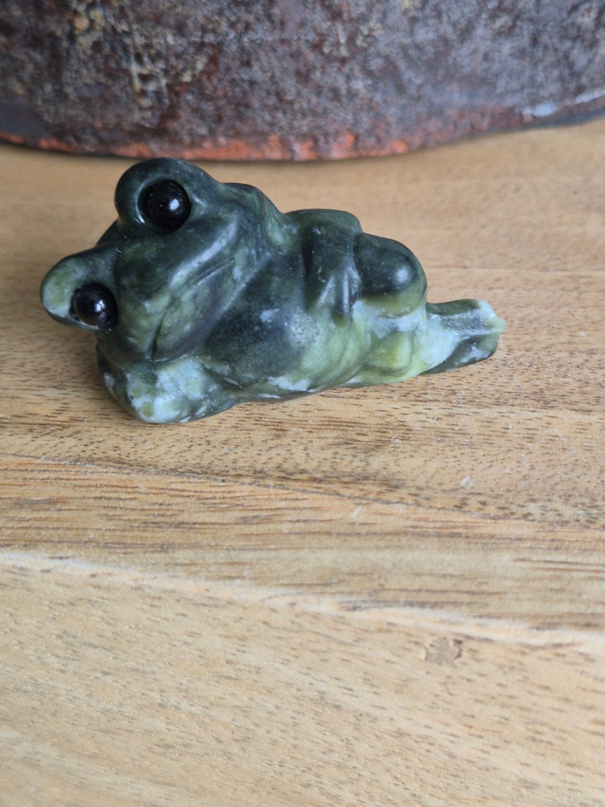 Groene serpentijn kikker, Verzamelen, Ophalen of Verzenden