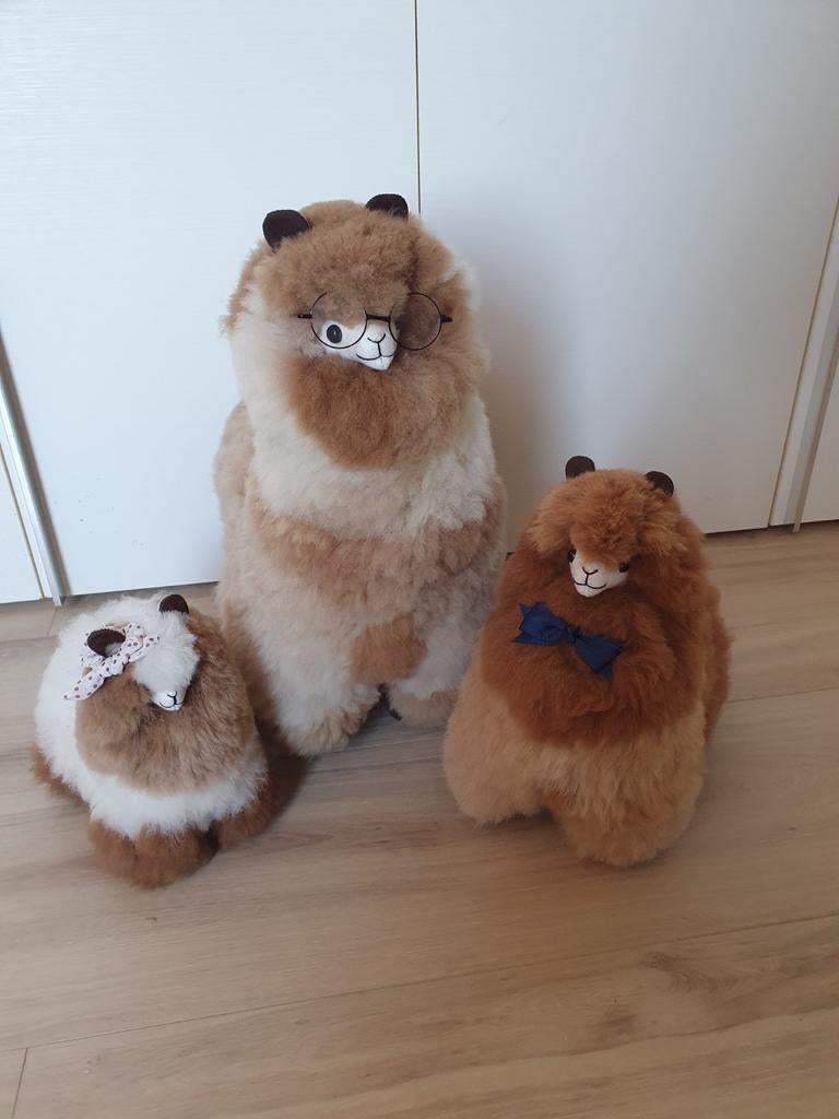 Inkari Alpaca's, Kinderen en Baby's, Speelgoed | Knuffels en Pluche, Ophalen of Verzenden, Zo goed als nieuw, Overige typen