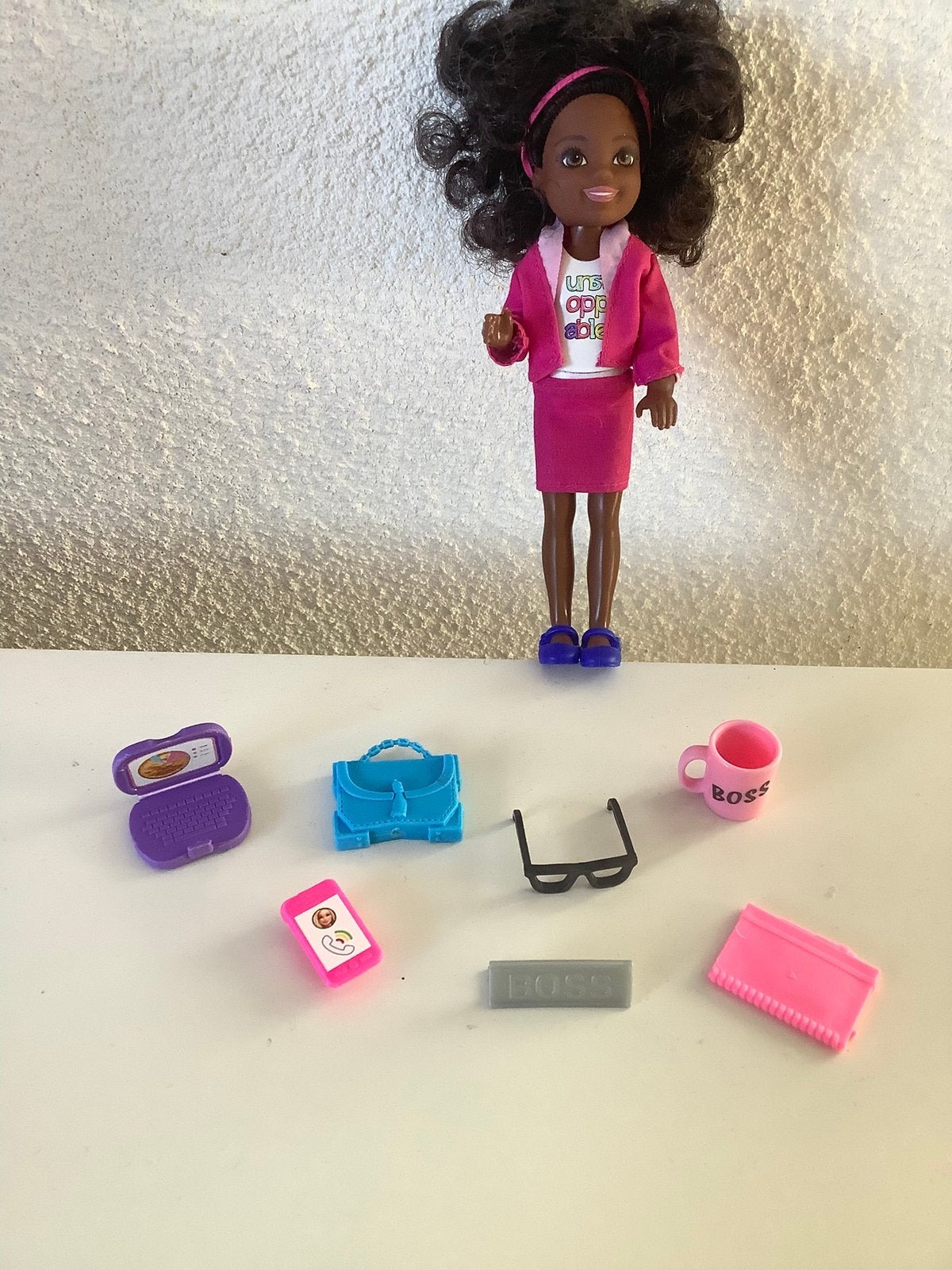Barbie pop/ skipper met accessoires, Ophalen of Verzenden, Gebruikt, Barbie