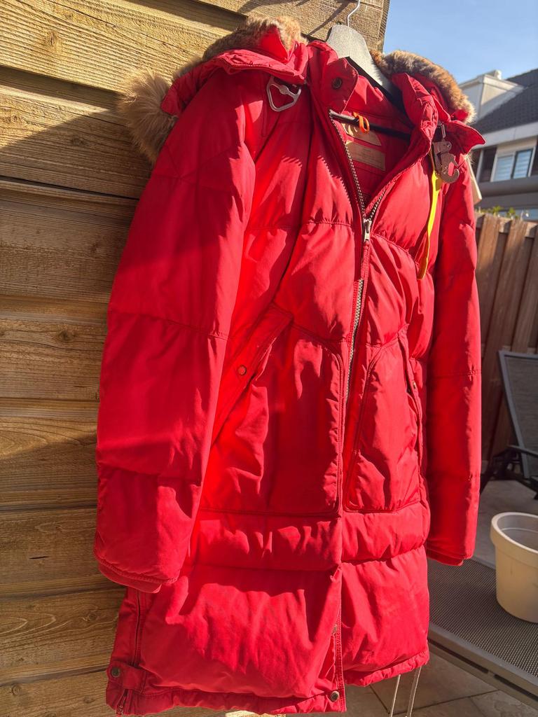 Parajumpers jas Medium maat rood., Kleding | Dames, Jassen | Winter, Gedragen, Maat 38/40 (M), Rood, Ophalen of Verzenden