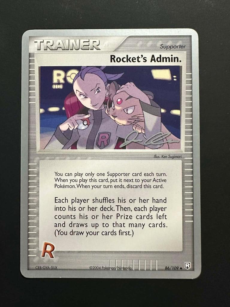 Trainer Rocket's Admin. World Championships 2006, Ophalen of Verzenden, Gebruikt, Losse kaart