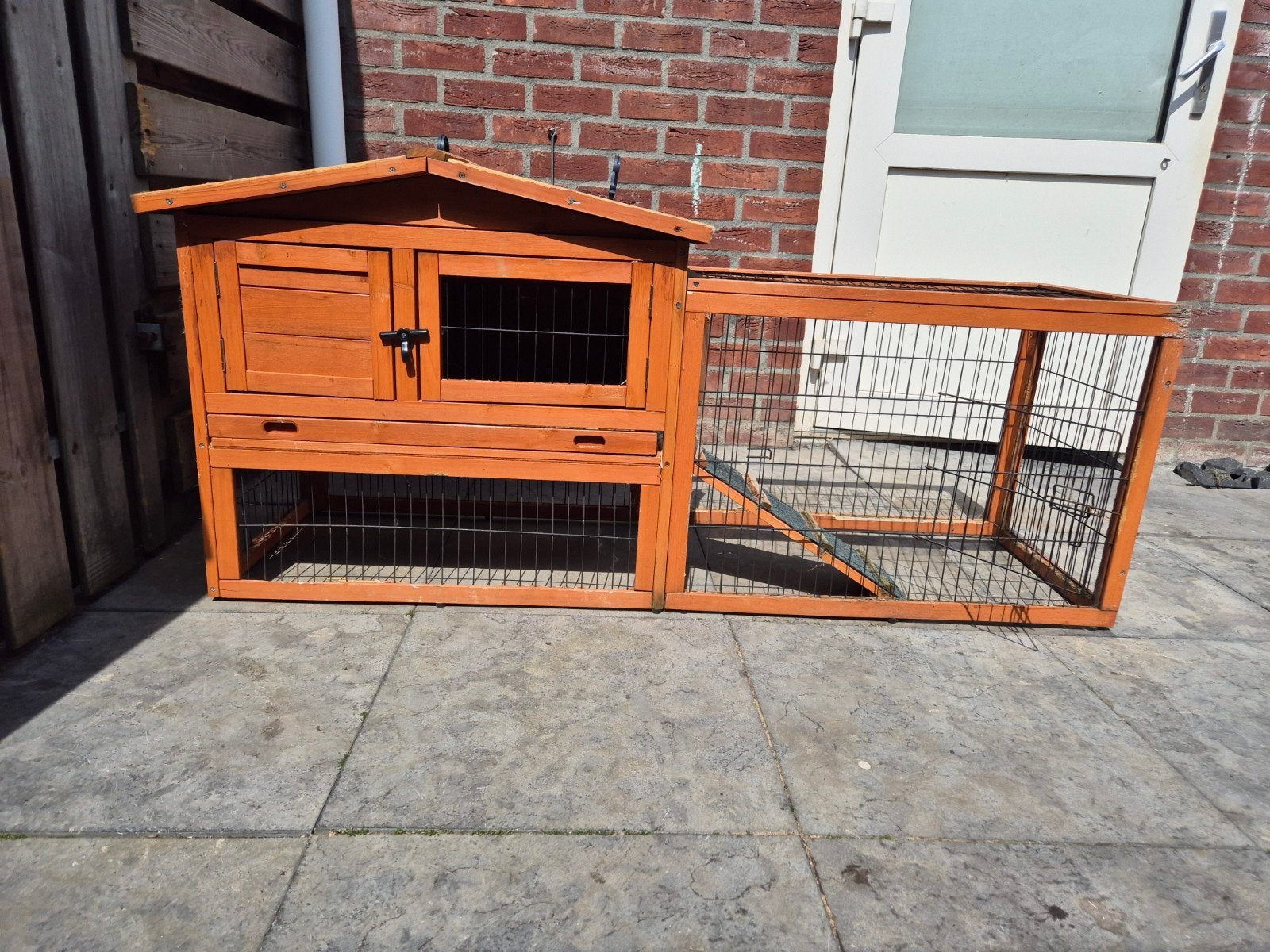 Konijnenhok buitenhok gratis, Ophalen, 90 cm of meer, Hok, 110 cm of meer