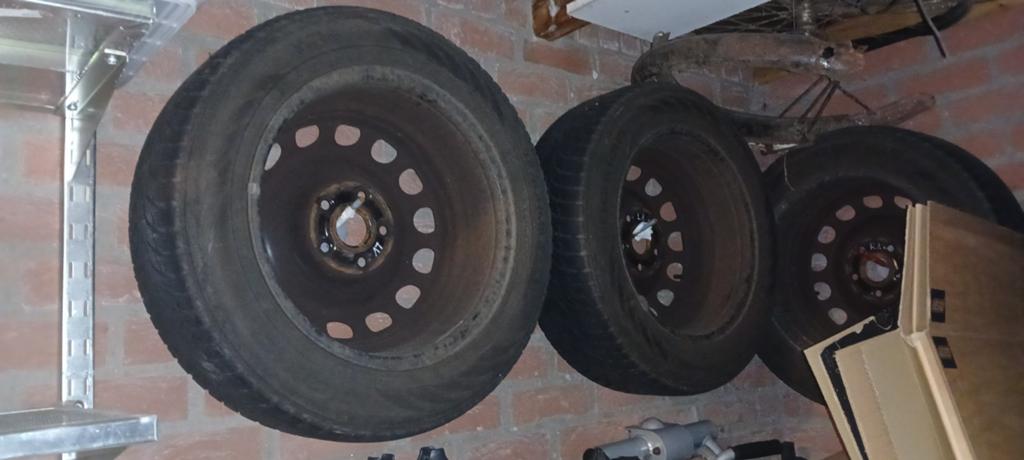 4 stalen velgen voor Winterbanden 5x112 / 57.1 / 42, Auto-onderdelen, Ophalen, Audi