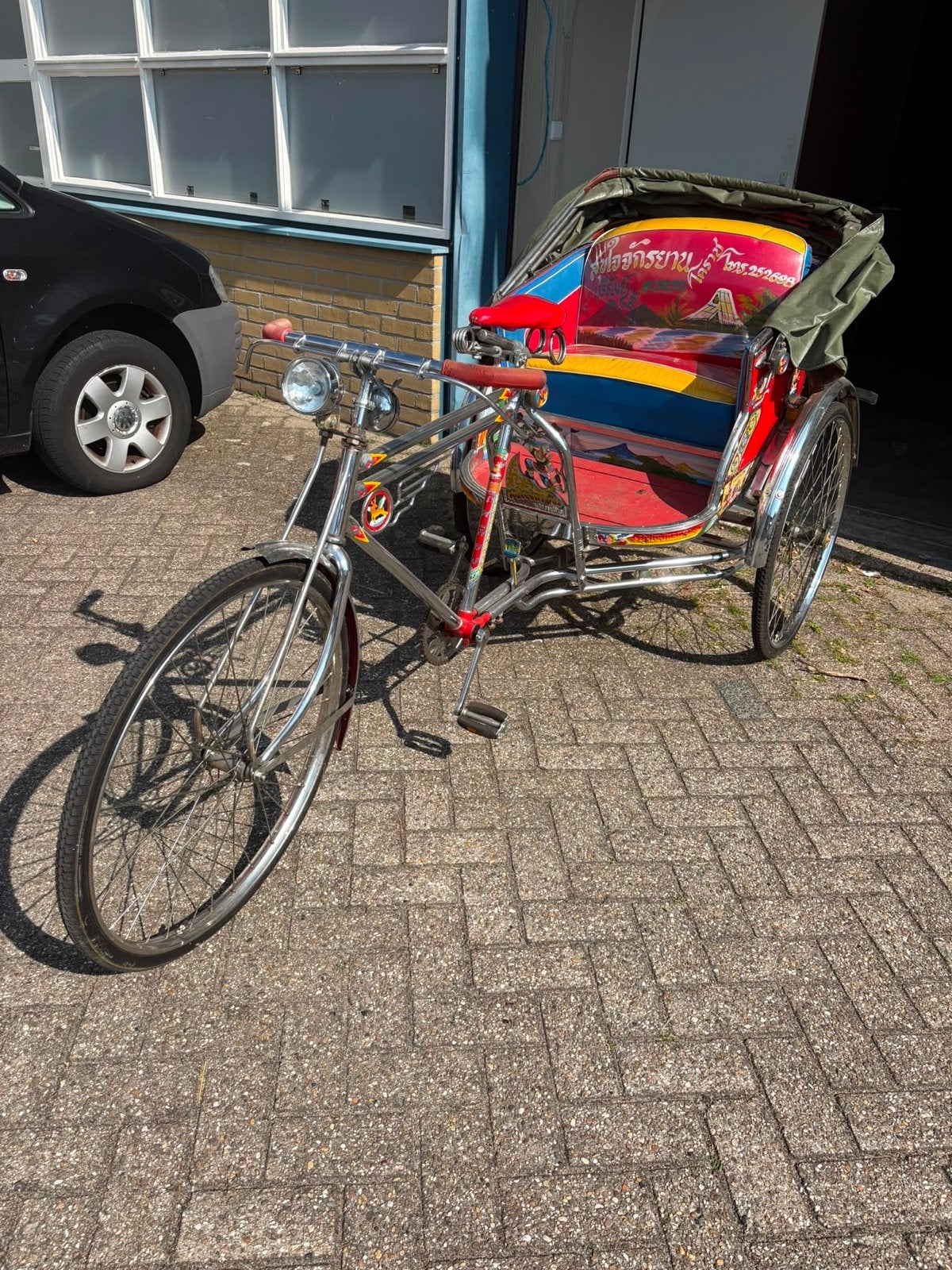 Unieke Thaise riksja in goede staat, Ophalen, Gebruikt