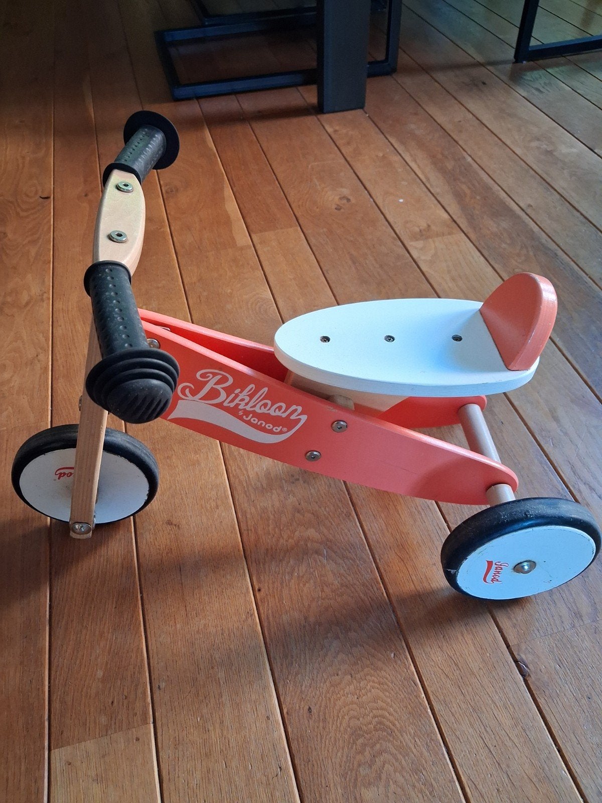 Janod Bikloon Houten Loopfiets - Oranje, Ophalen, Gebruikt, Loopfiets