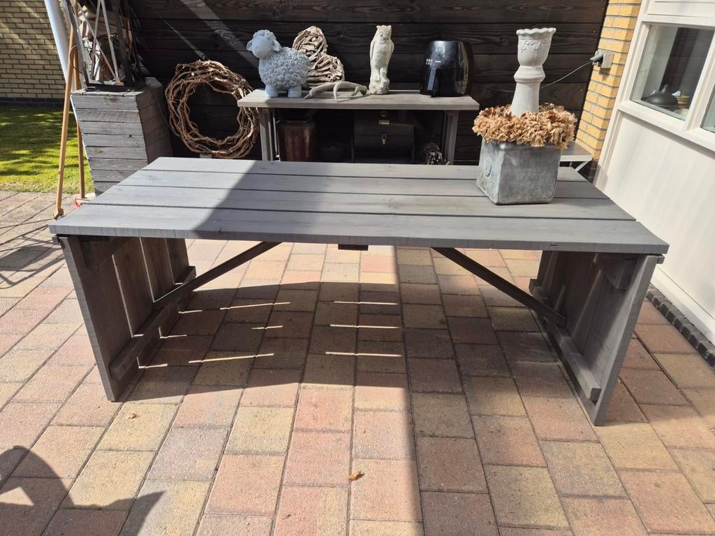Steigerhouten tuintafel, Ophalen of Verzenden, Steigerhout