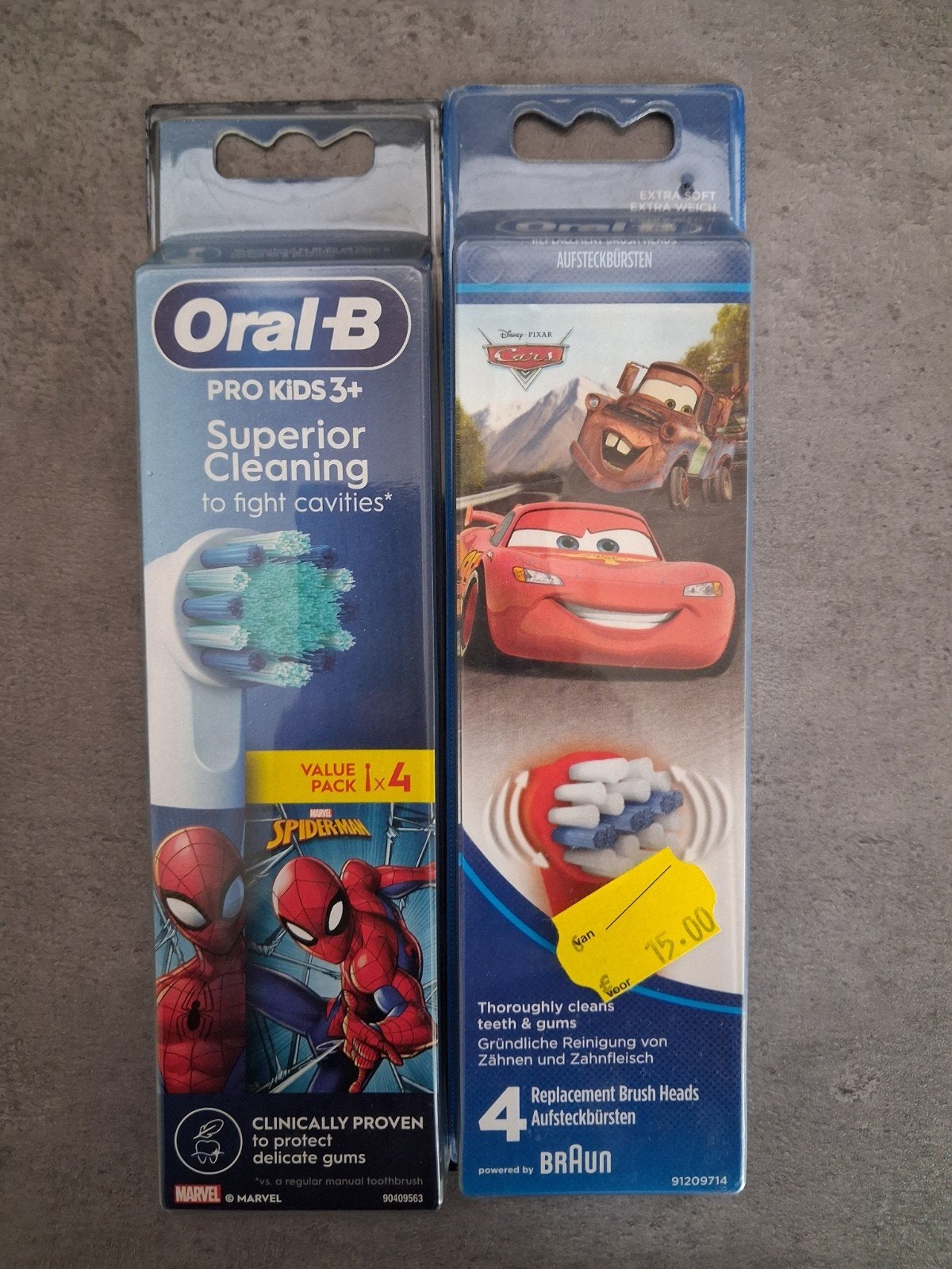 NIEUW 8 Oral B opzetborstels kind 3+, Ophalen, Nieuw, Opzetborstel