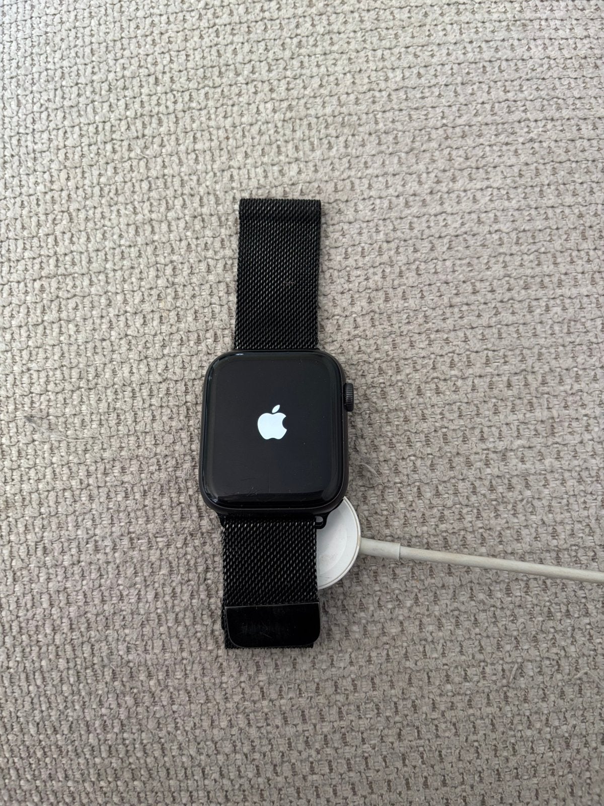 Apple watch Series 6 44mm, Ophalen, Zwart, IOS, Zo goed als nieuw