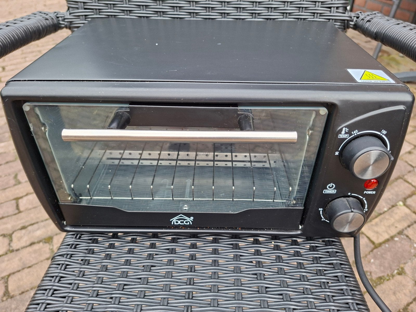 DCG MB9809 N(W) Multiforno 9LT Mini-oven - 1000W, Witgoed en Apparatuur, Ovens, Ophalen, Minder dan 45 cm, Overige merken, Minder dan 45 cm