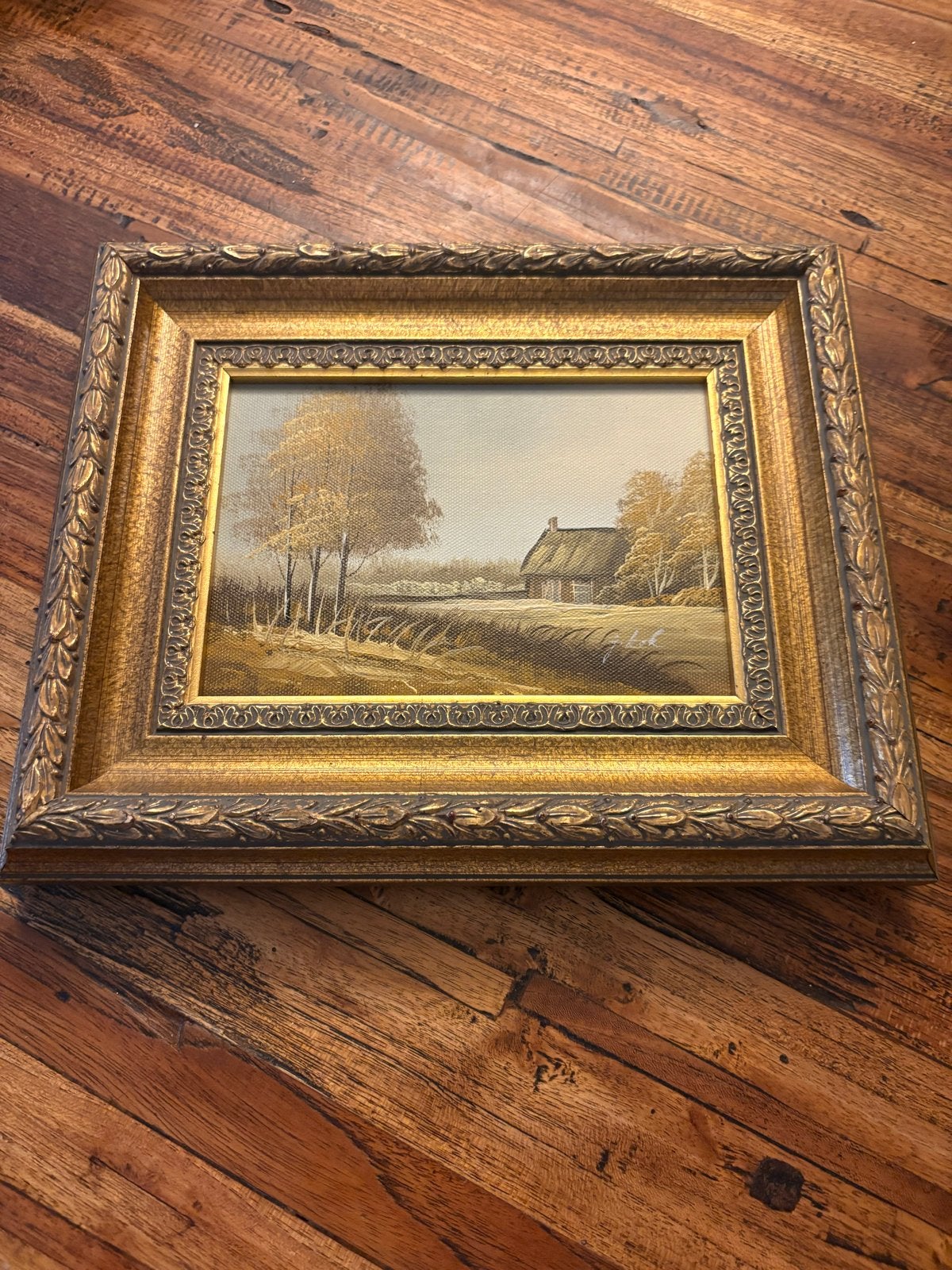 Oud Hollands Landschap Schilderij met Boerderij, Antiek en Kunst, Kunst | Schilderijen | Klassiek, Ophalen of Verzenden
