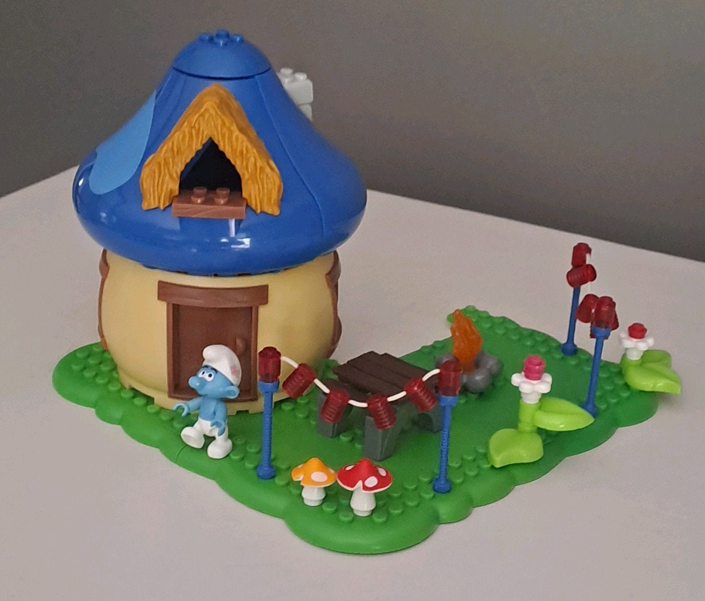 Smurfen Setje/Megablocks, Ophalen of Verzenden, Zo goed als nieuw, Verschillende Smurfen